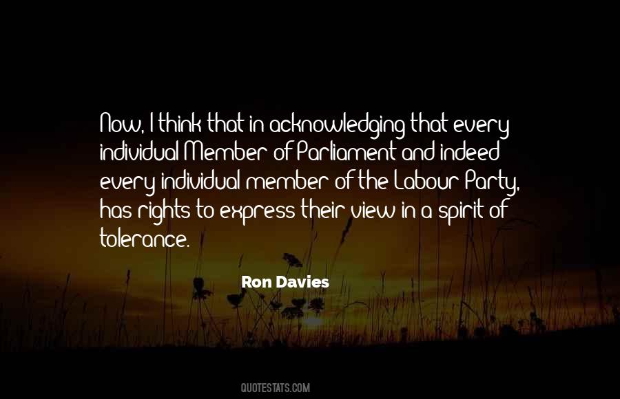 Ron Davies Quotes #1390749