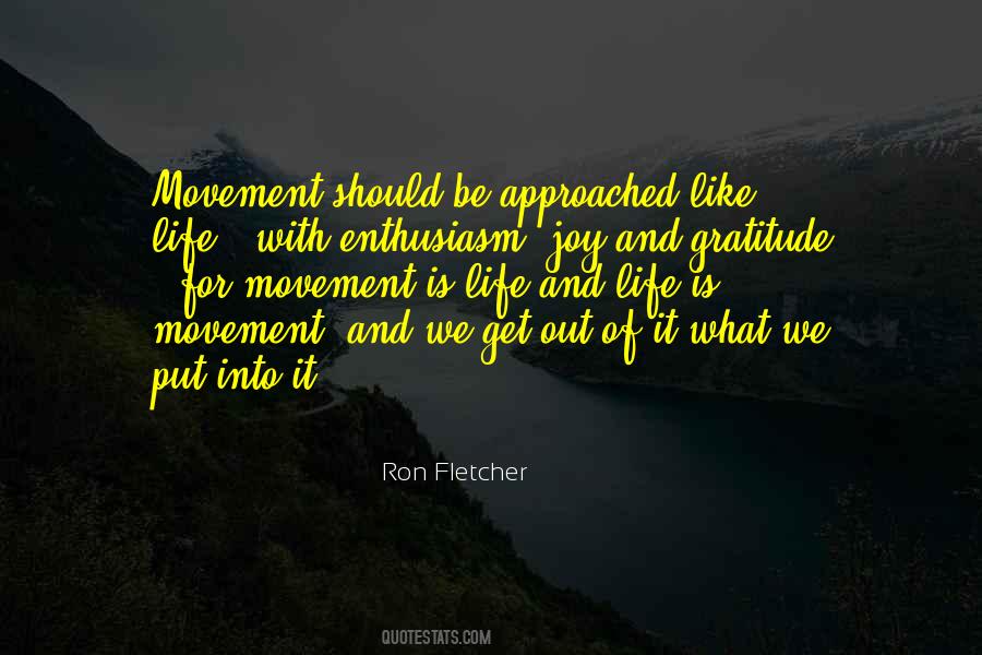 Ron Fletcher Quotes #93472