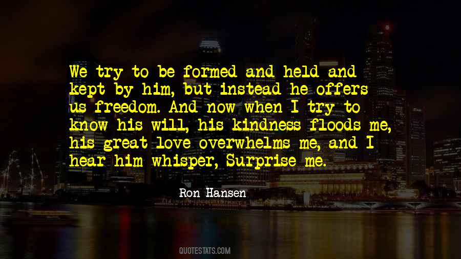 Ron Hansen Quotes #98355