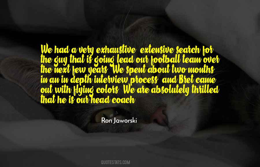 Ron Jaworski Quotes #610959