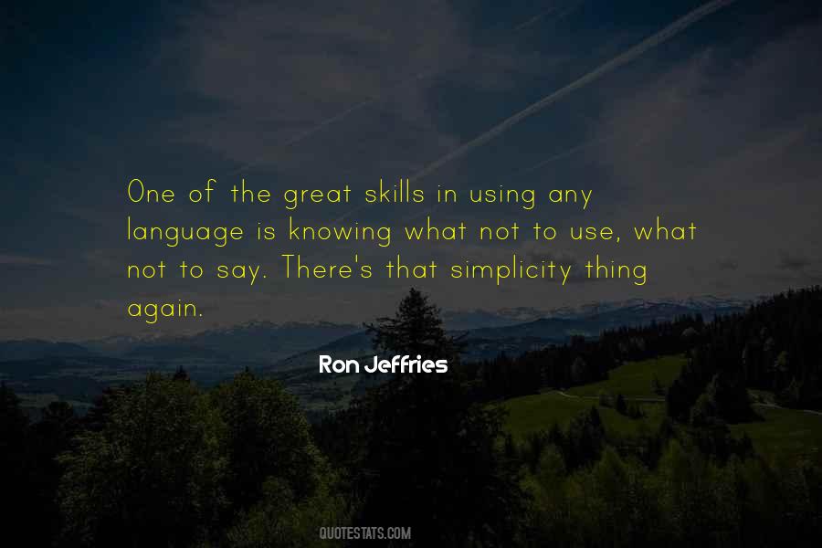 Ron Jeffries Quotes #1403348