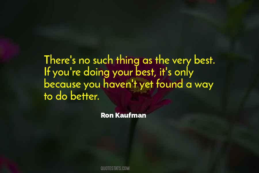 Ron Kaufman Quotes #1078437