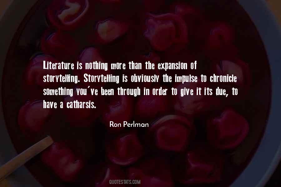 Ron Perlman Quotes #370337