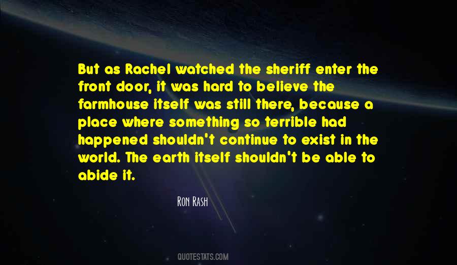 Ron Rash Quotes #1261984