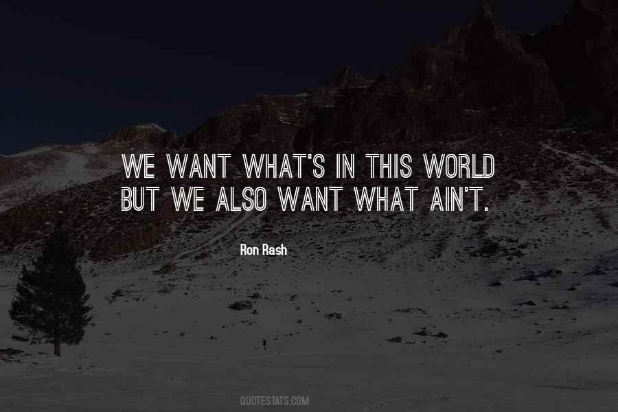 Ron Rash Quotes #1468939