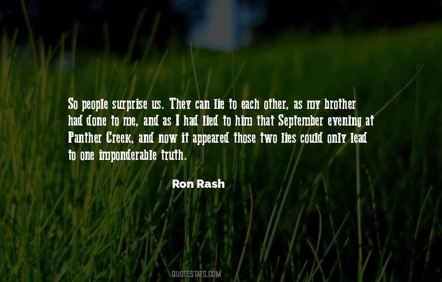 Ron Rash Quotes #566687