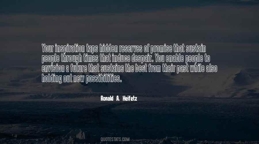 Ronald A. Heifetz Quotes #1280817