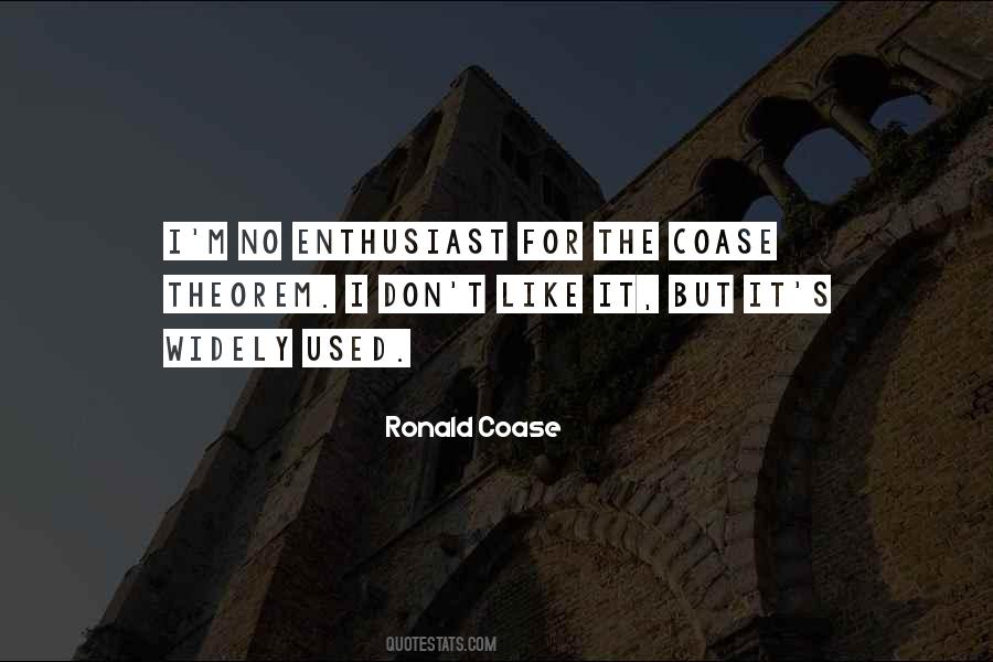 Ronald Coase Quotes #231104