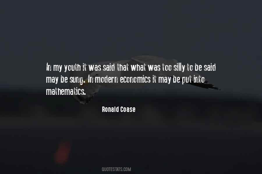Ronald Coase Quotes #54506