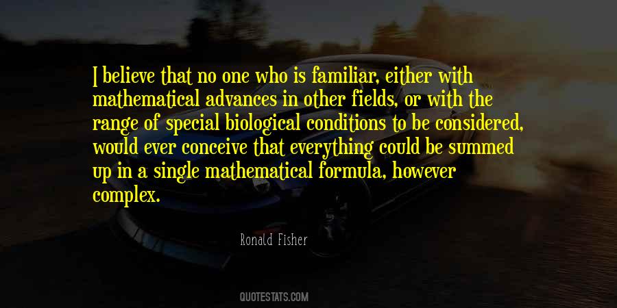 Ronald Fisher Quotes #1876124