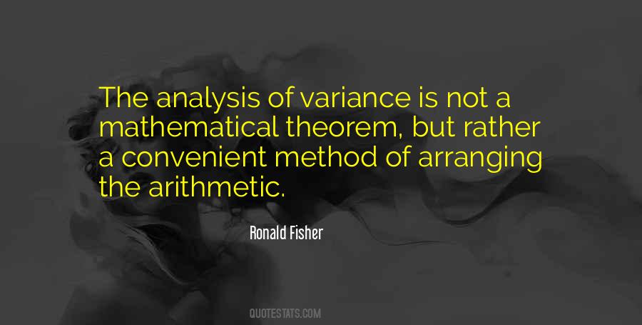 Ronald Fisher Quotes #805188