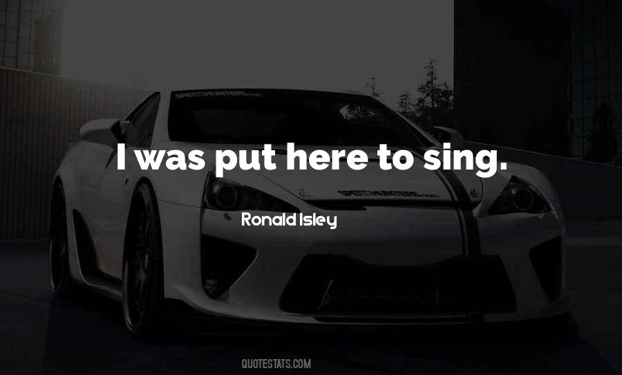 Ronald Isley Quotes #1657883