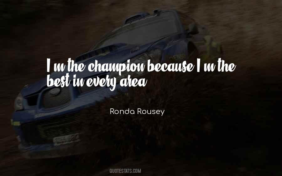 Ronda Rousey Quotes #118619