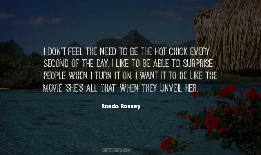 Ronda Rousey Quotes #38065