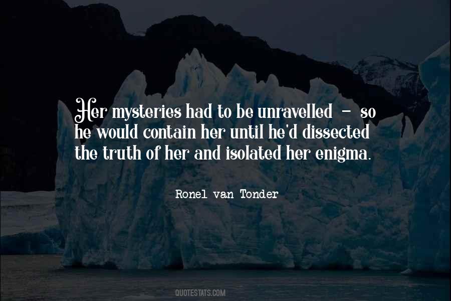 Ronel Van Tonder Quotes #414561