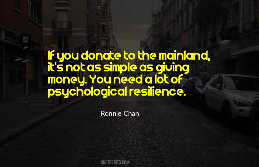 Ronnie Chan Quotes #696212