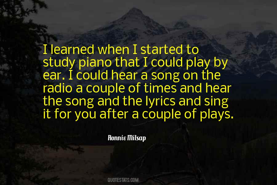 Ronnie Milsap Quotes #909694