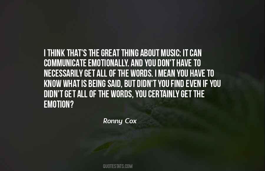 Ronny Cox Quotes #1487104