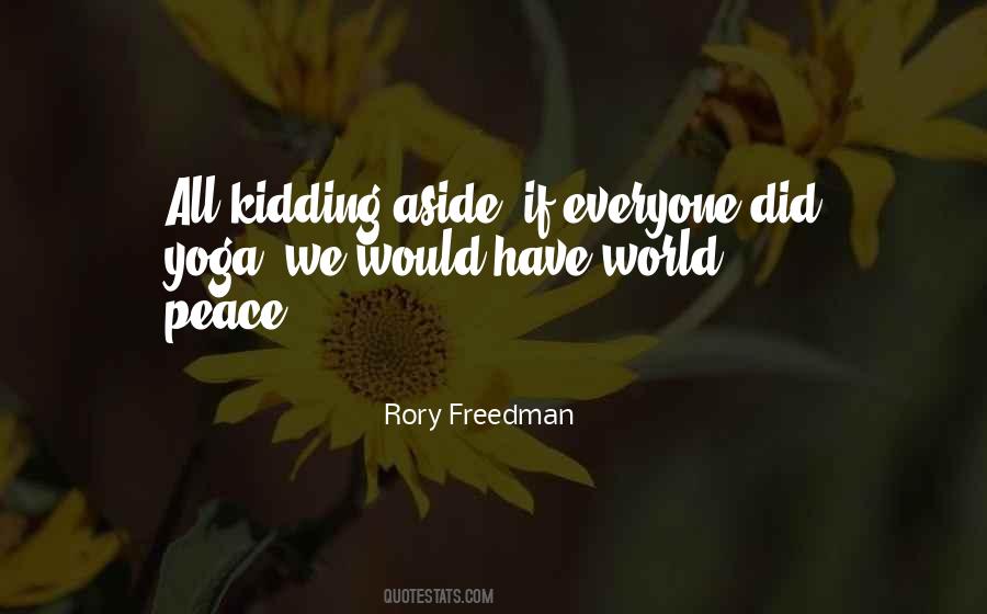 Rory Freedman Quotes #1722523