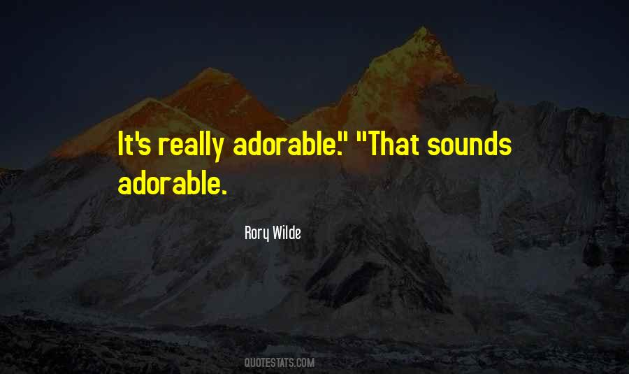 Rory Wilde Quotes #48984 Rory Wilde Quotes #48984