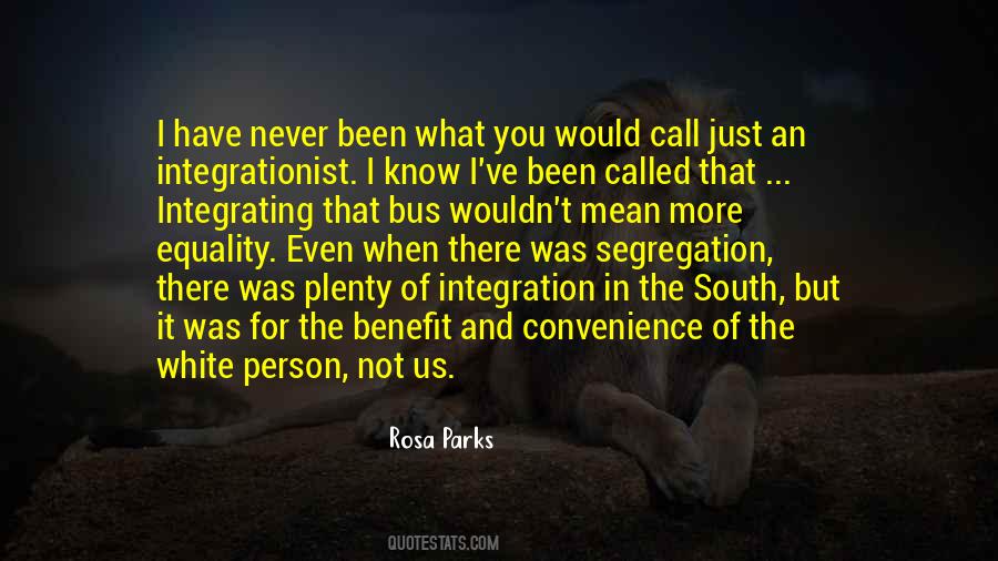 Rosa Parks Quotes #1282199