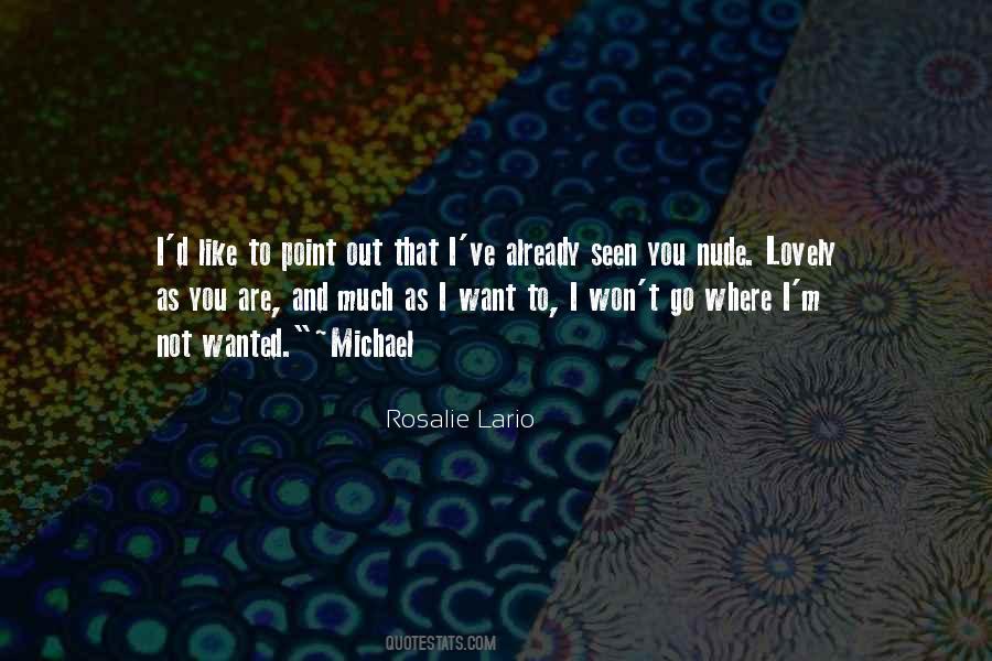 Rosalie Lario Quotes #738013