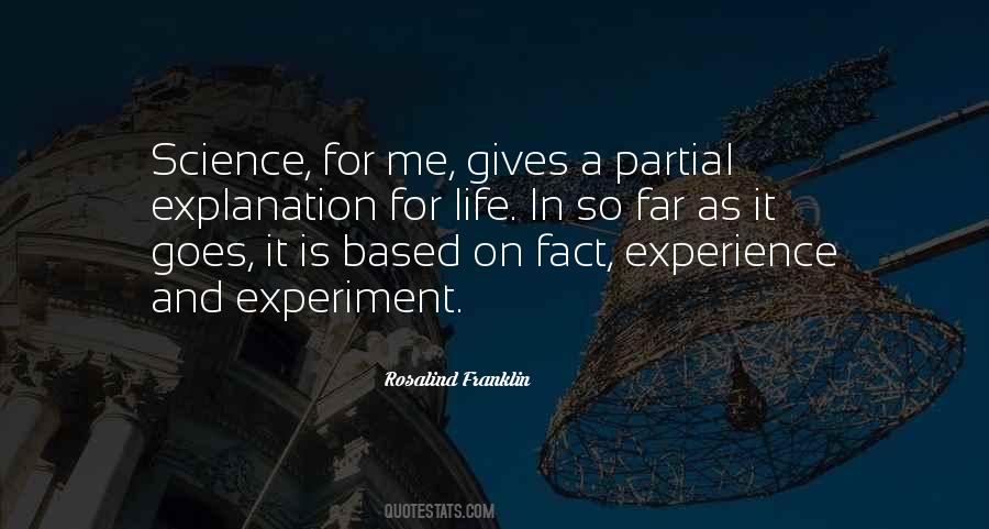 Rosalind Franklin Quotes #1388605