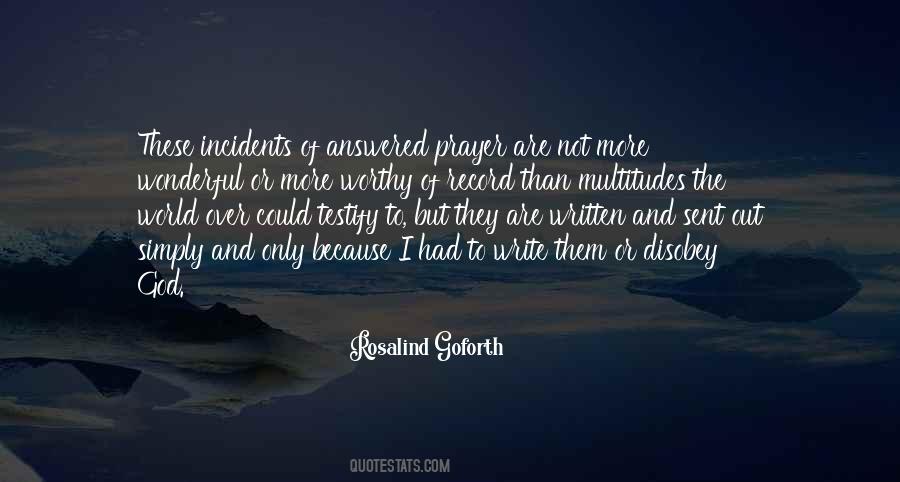 Rosalind Goforth Quotes #474066