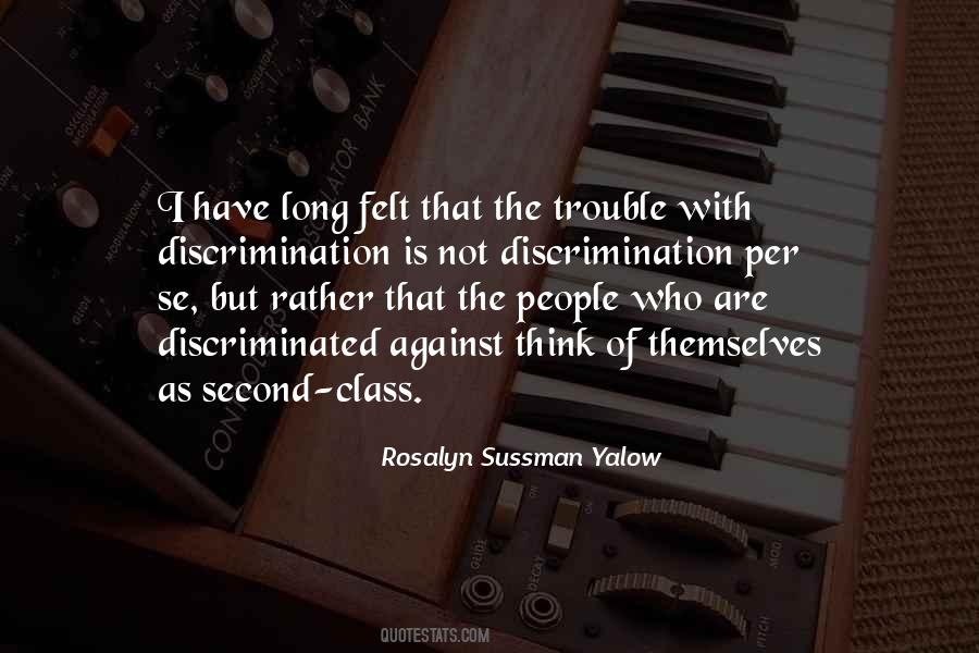 Rosalyn Sussman Yalow Quotes #357375