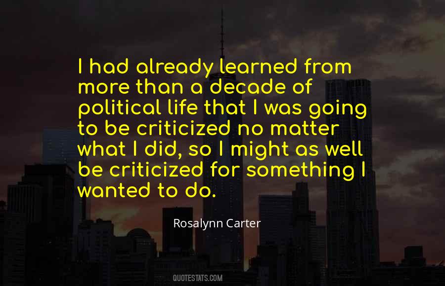 Rosalynn Carter Quotes #1394317