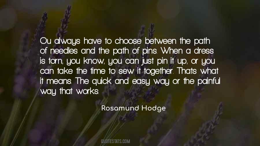 Rosamund Hodge Quotes #1279713