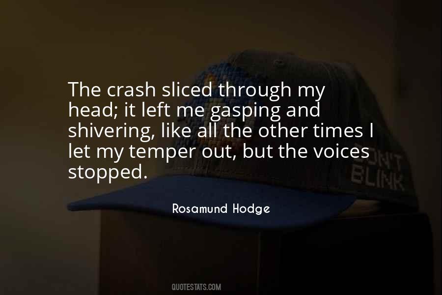 Rosamund Hodge Quotes #1529785