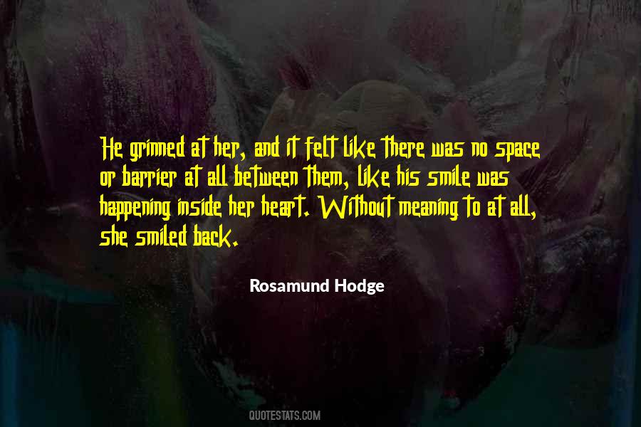 Rosamund Hodge Quotes #1840948