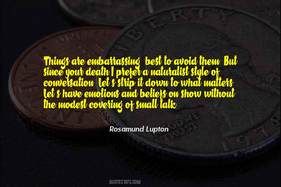 Rosamund Lupton Quotes #904602