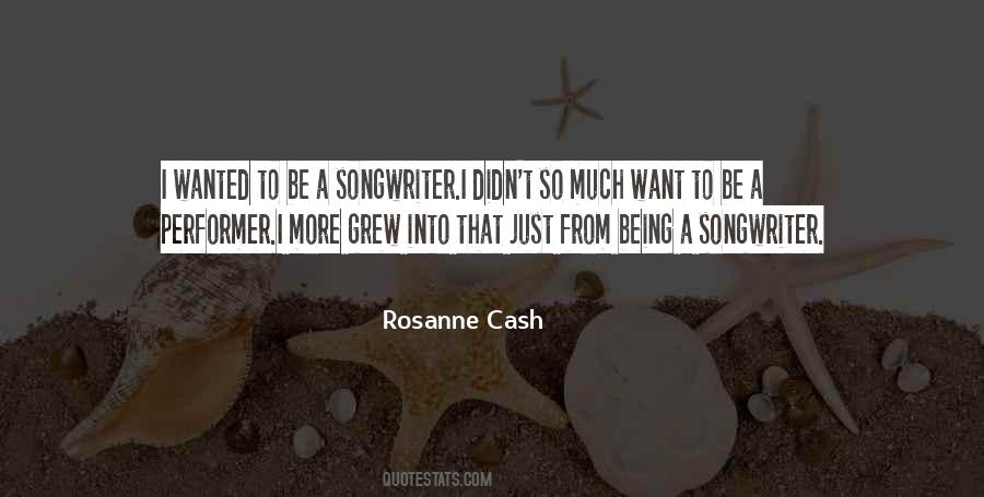 Rosanne Cash Quotes #1153085