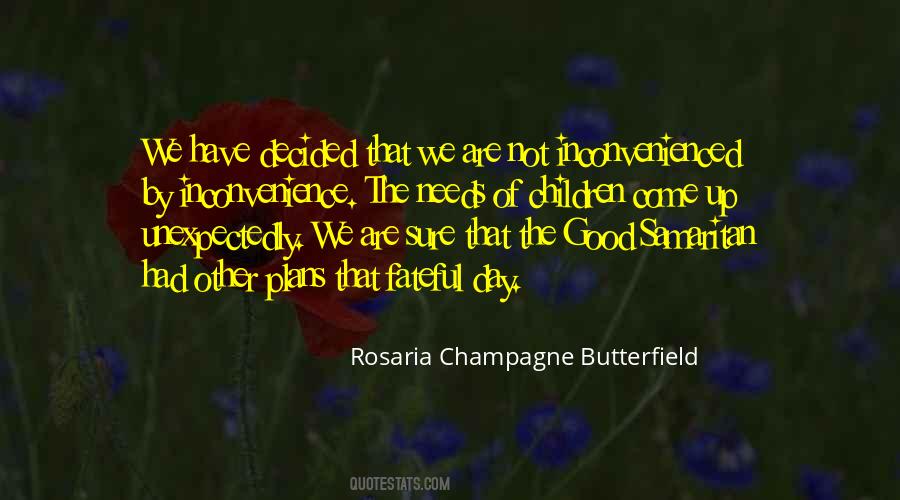 Rosaria Champagne Butterfield Quotes #1149392