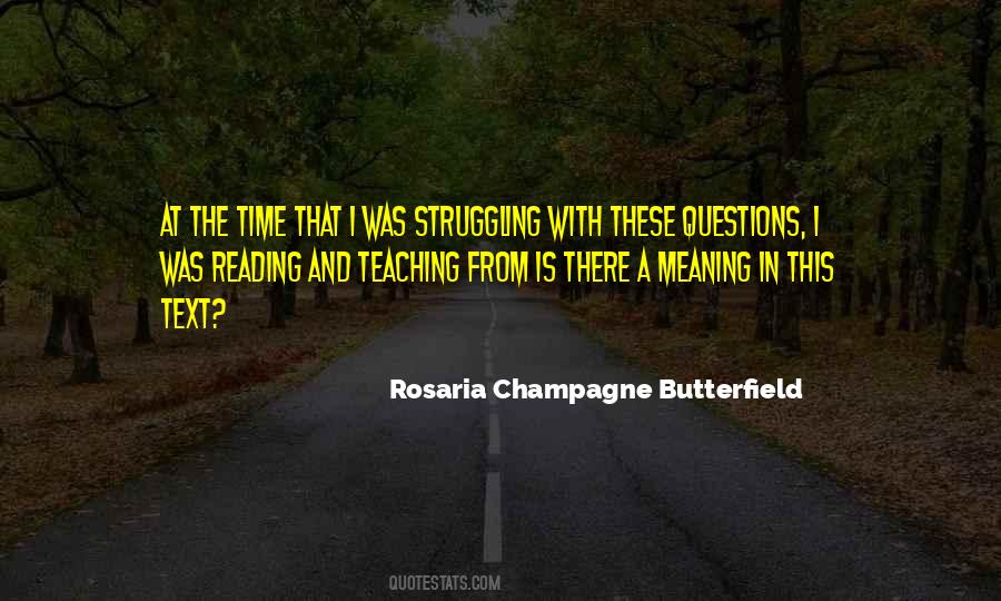 Rosaria Champagne Butterfield Quotes #1176492