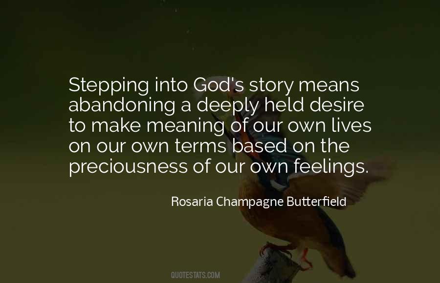 Rosaria Champagne Butterfield Quotes #886561