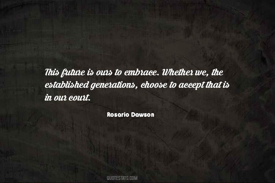 Rosario Dawson Quotes #261051
