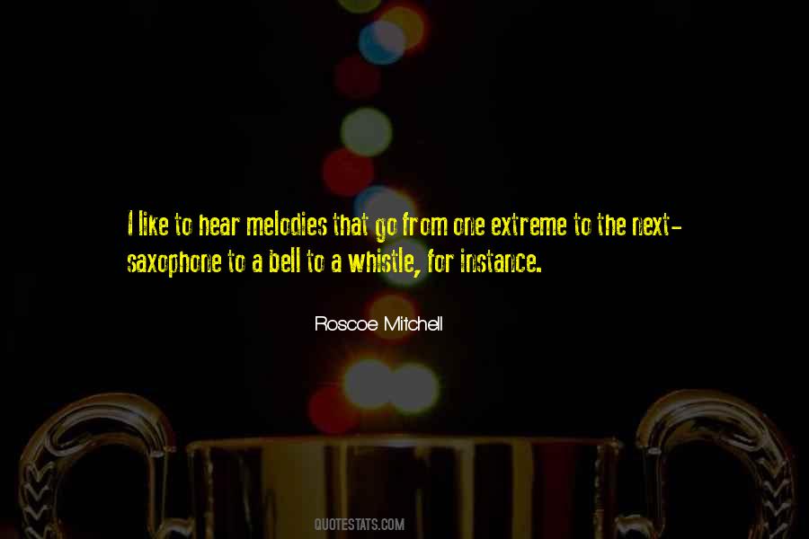 Roscoe Mitchell Quotes #1841859