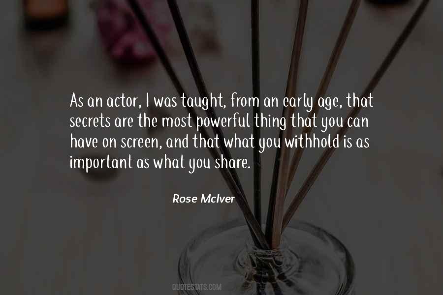 Rose McIver Quotes #468550