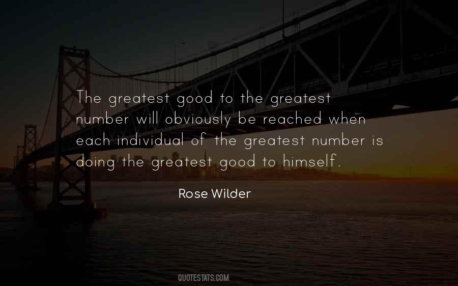 Rose Wilder Quotes #1497278