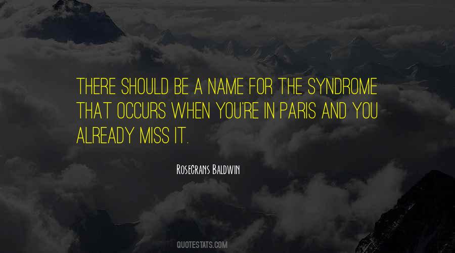 Rosecrans Baldwin Quotes #169513