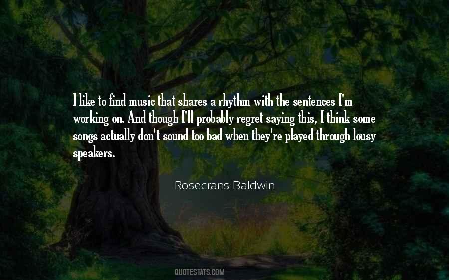 Rosecrans Baldwin Quotes #708248