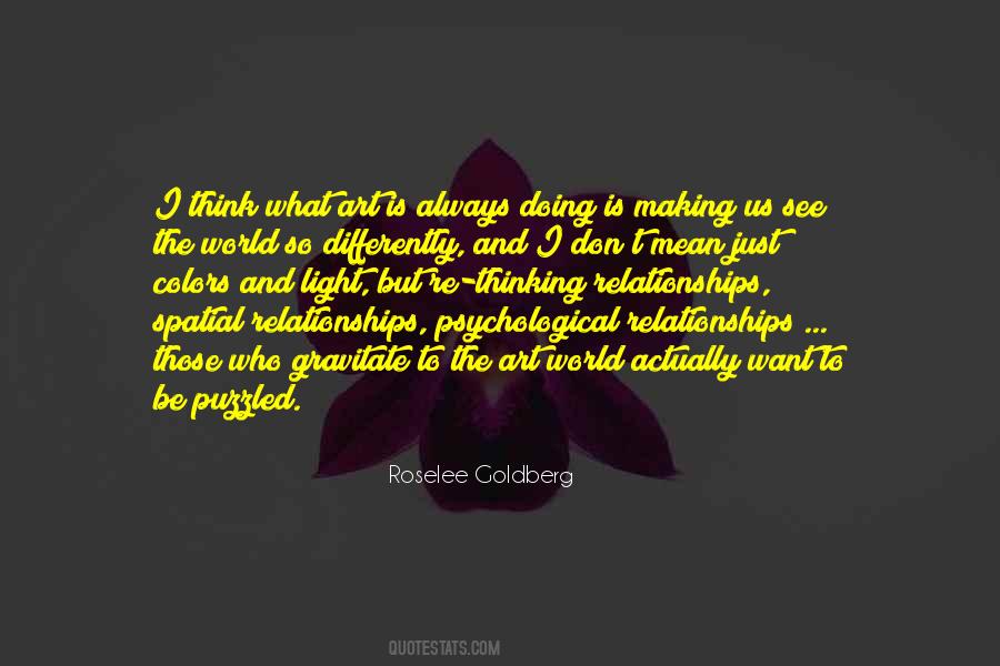 Roselee Goldberg Quotes #1151870