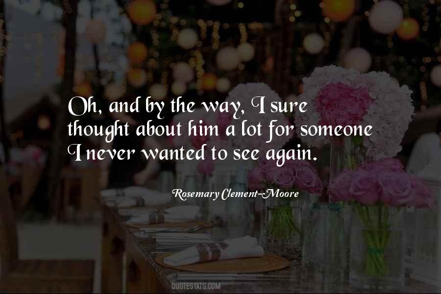 Rosemary Clement-Moore Quotes #1536785