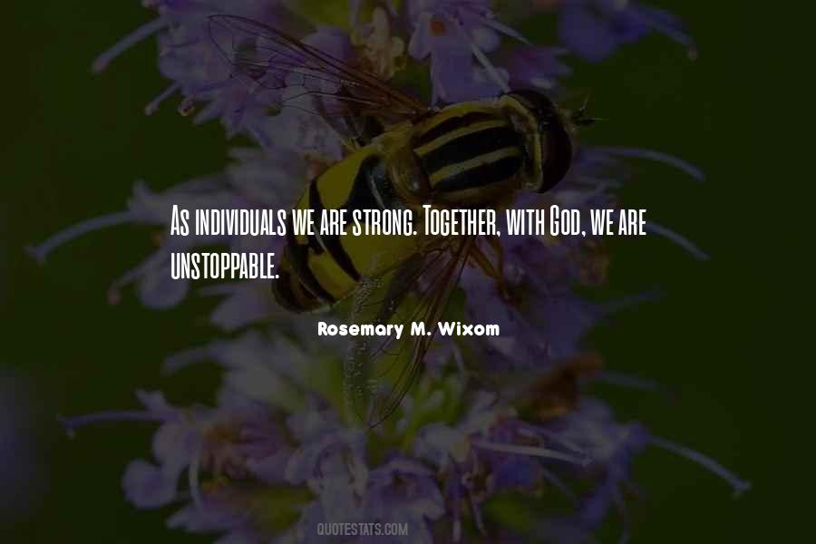 Rosemary M. Wixom Quotes #1154407