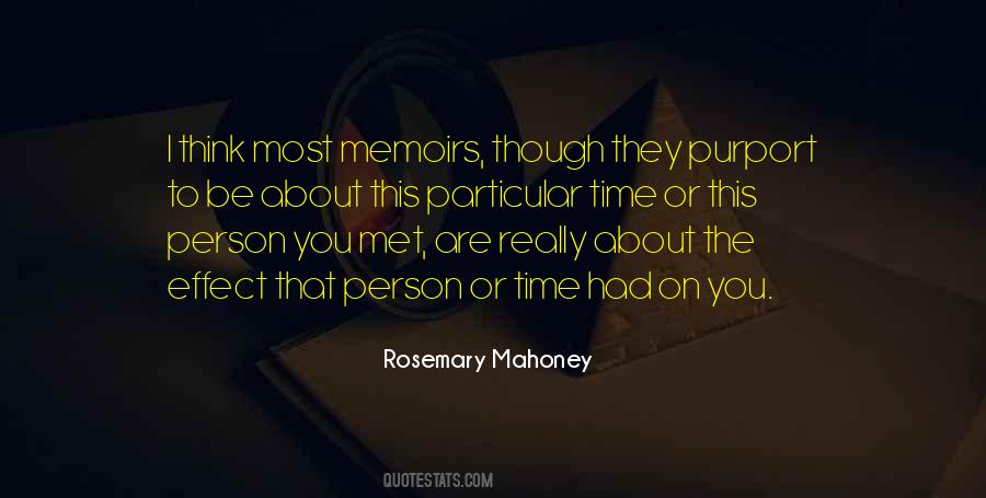 Rosemary Mahoney Quotes #1224087