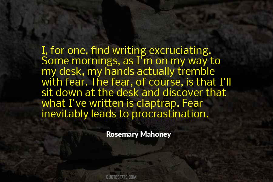 Rosemary Mahoney Quotes #1403711