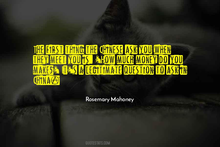 Rosemary Mahoney Quotes #1414427